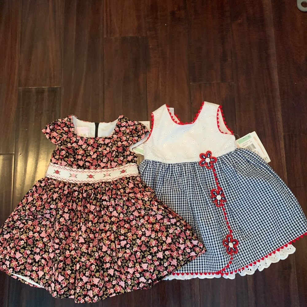 NWT Bonnie baby dresses size 18 no